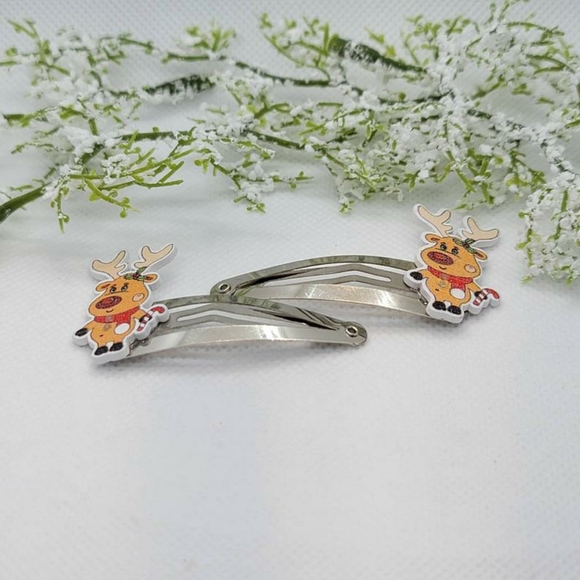 Reindeer Hair Barrette - Picture 2 of 3
